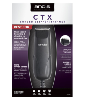 ANDIS PROFESSIONAL CTX SCHNURTRIMMER ÄHNLICH WAHL ERDNUSS 110-240V TC-2
