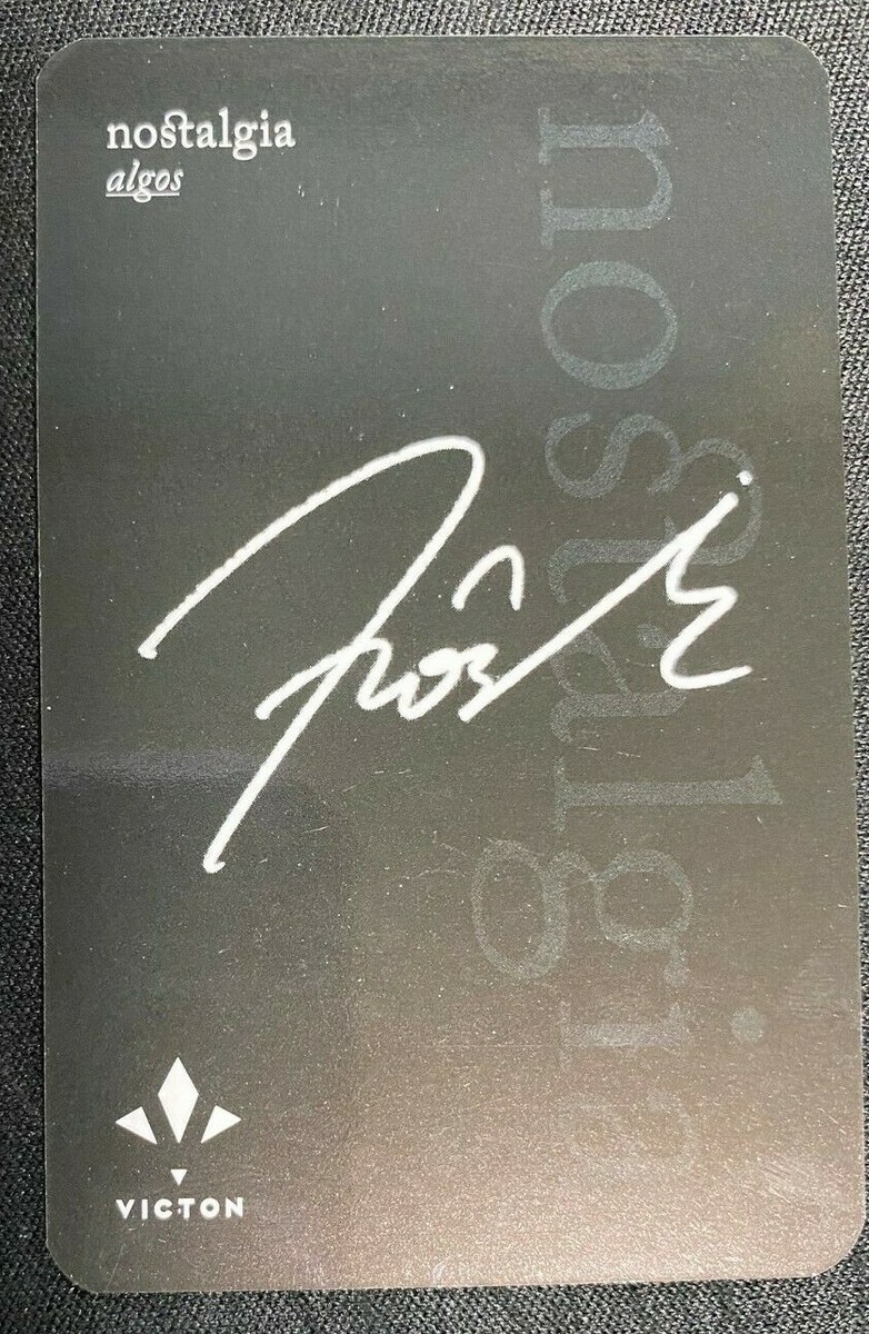 SEUNGSIK VICTON Official Photocard 5th Mini Album Nostalgia