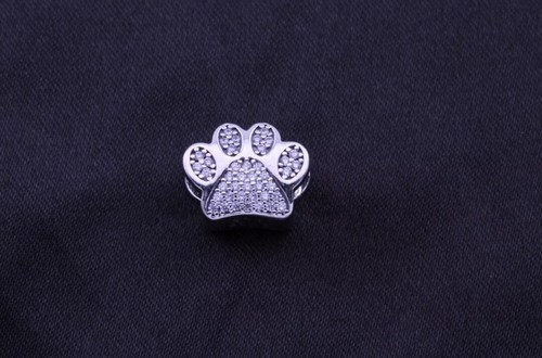 AUTHENTIC Pandora Sparkling Paw Print Charm 791714CZ NEW - Picture 9 of 12