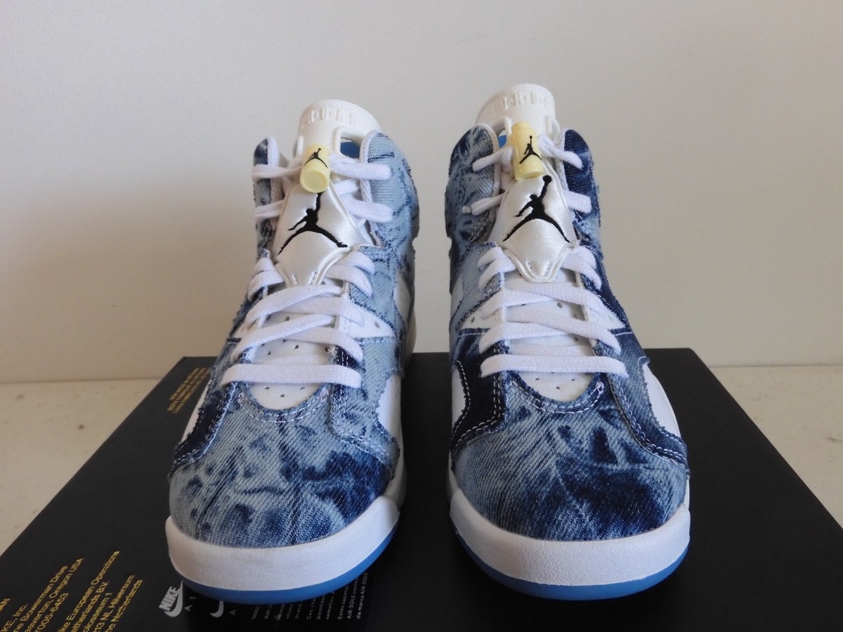 オ*ル様 Air Jordan 6 Retro Washed Denim 25. Closer Look at the 'Washed Denim' Air Jordan 6