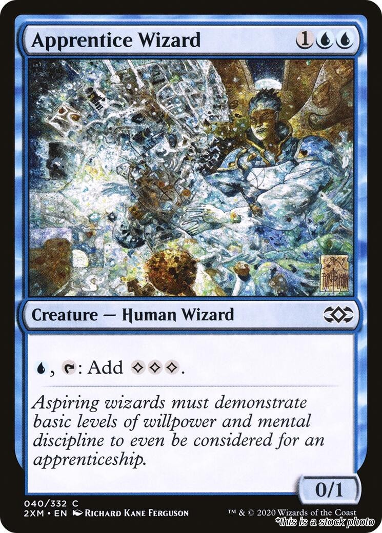 Apprentice Wizard (2XM 40), Normal, Double Masters, MTG