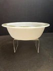 Vintage Anchor Hocking Placesetters Collection  Bowl, Green Floral- 9" (642)