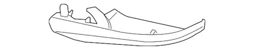 New Genuine BMW Housing Lower Section Right (2012-2021) OE 51167284130