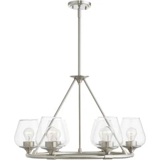 Livex Lighting 46726-91 Willow Chandelier Brushed Nickel