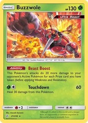 Buzzwole 21/236 Cosmic Eclipse Holo Rare