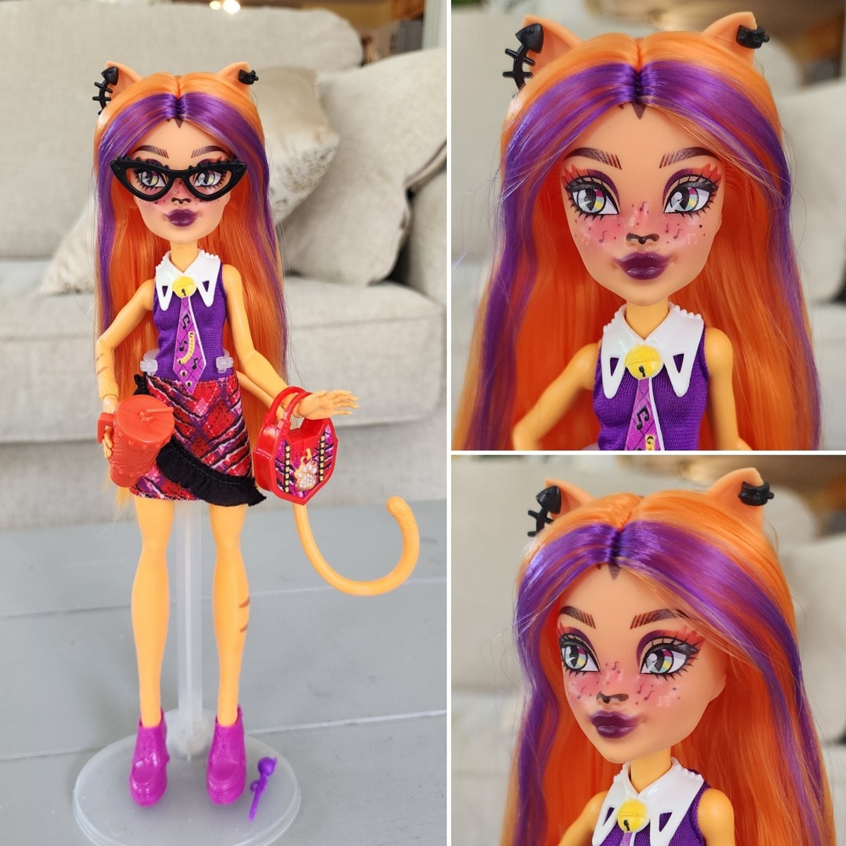 Mattel Monster High Toralei Stripe G3 Buried Secrets Scaremester