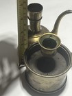 Lot Of 2 Brass Lamp And Candle Holder Screw On Jar Compartment — photo 7