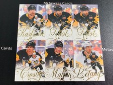 2025-26 Fleer Flair Pittsburgh Penguins Team Base Set Lot x 6  Sidney Crosby