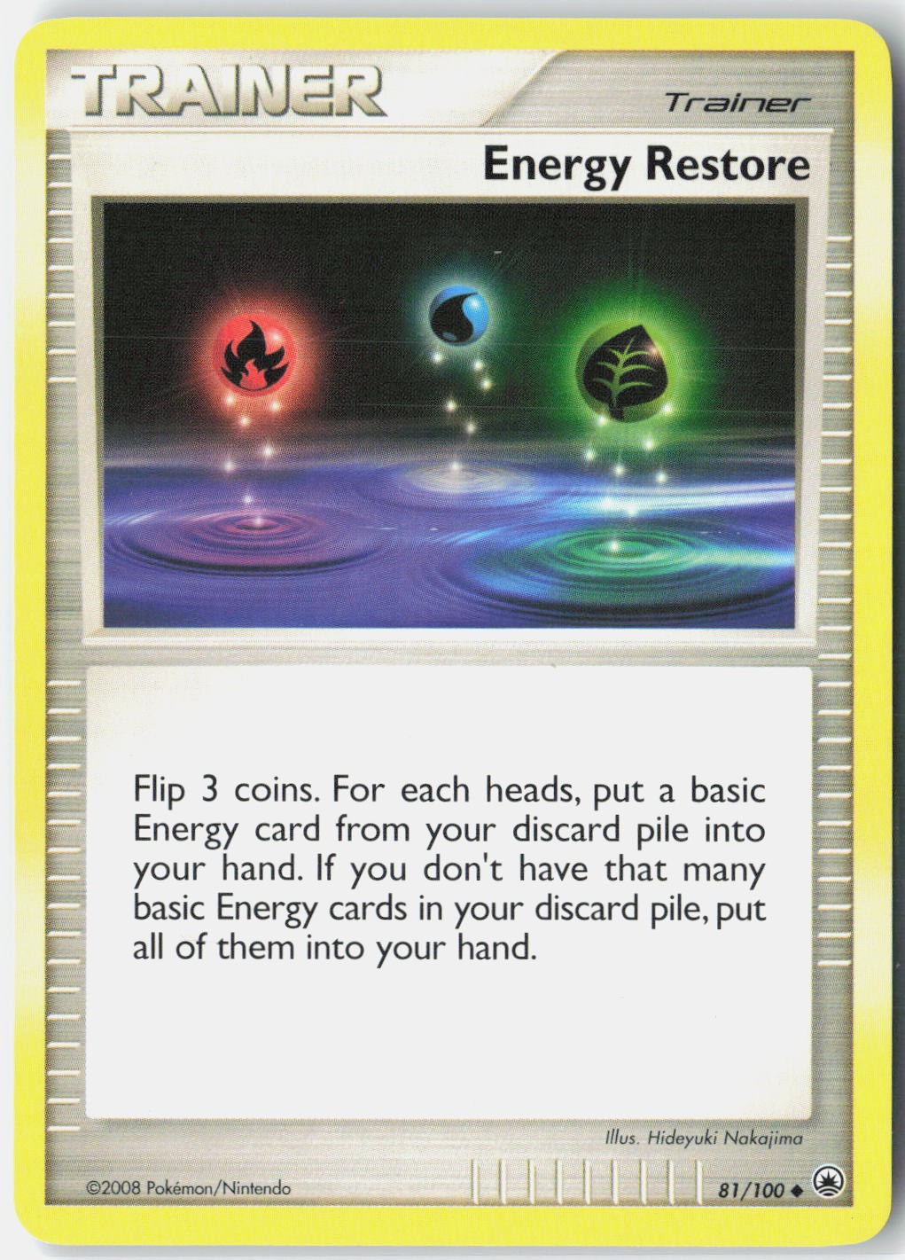 Energy Restore Majestic Dawn 81/100 Pokemon Card