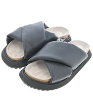 Maison Special Men's Black Leather Sandals 9.5 US 8 UK Collab Spring/Summer