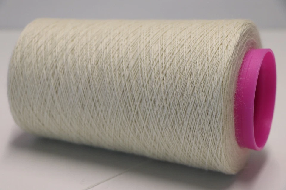 E26 (48€/kg) 250g MERINO-MOHAIR REINE SCHURWOLLE NATUR (8) Zwirn Wolle Strick - Bild 4 von 4