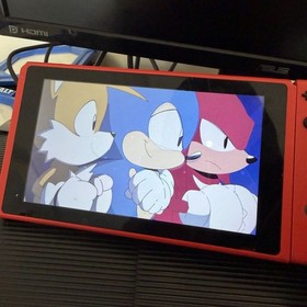 Nintendo Switch HAC-001(-01) Mario Red & Blue Edition Tablet Only TESTED/WORKS