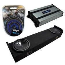 Fits 06-14 Honda Ridgeline Alpine SWT-10S4 Dual 10 Sub Box Package HA-A800.1 Amp