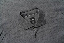 Men Strellson Shirt Grey Cotton Linen 38 / M / 46