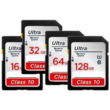 SD Card 64GB 128GB 256GB V10 16GB 32GB Normal...