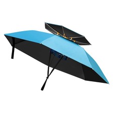 Foldable Head Umbrella for Scorching Sun Rain Protection 96cm Diameter