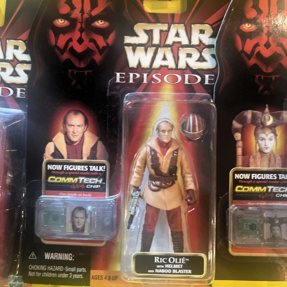 Naboo 动作无花果套装 Panaka、Ric Olie、Queen Amidala、Naboo Security — 第 3/4 张图片