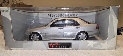 1/18 UT Models Mercedes-Benz C36 AMG, Beautiful, USED, Silver,See Description!!