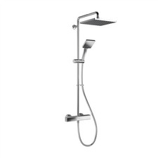 Image of Mira Honesty ERD Mixer Shower Thermostatic Chrome 250mm Head Square 1.1901.002