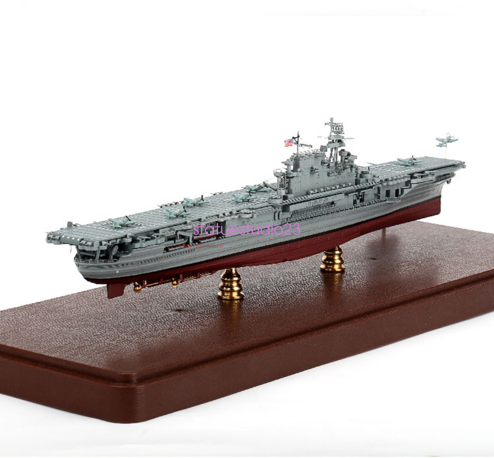 1/700 CV-6 USS Aircraft Mother Ship Enterprise Warship Alloy Model Boy Gift