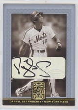 2005 Donruss Greats Gold Holofoil Signatures Darryl Strawberry #13 Auto 6ns