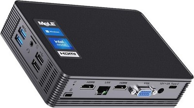 MeLE Quieter HD3Q  Mini PC Computer, Windows 11 pro Celeron N5105 8GB 256GB