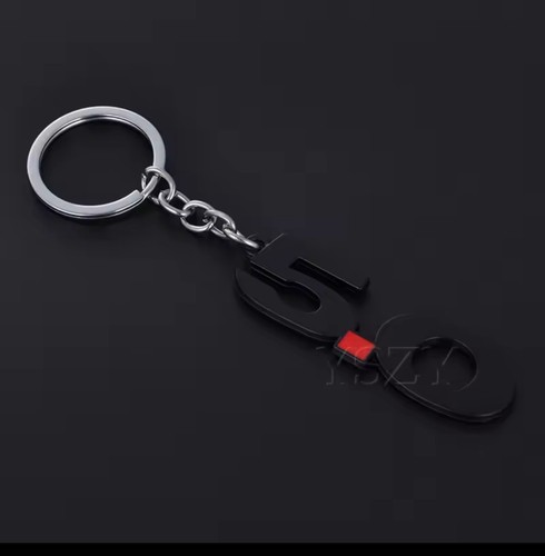 FORD / MUSTANG + Logo ** Keychain ** Chrome Metal * Free Shipping