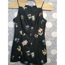 Coquette Summer It Girl Dress Cider Floral Mini Dress Spaghetti Strap