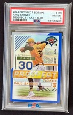 2024 Panini Prospect Edition - Paul Skenes #159 Blue Prizm /149 (RC) PSA 8