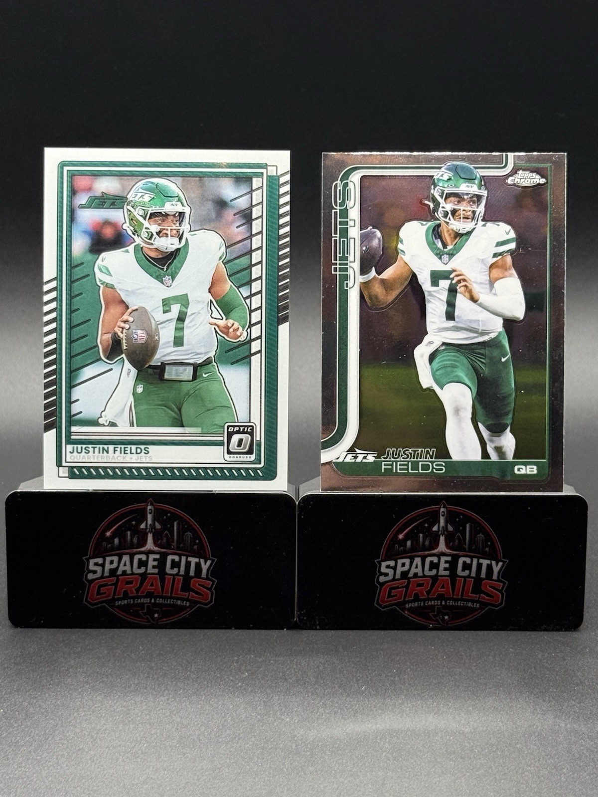 Justin Fields New York Jets 2 Card Lot