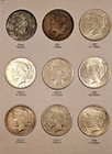 Mixed Grades Circulated Complete 24 Coin Peace Silver Dollar Full Set, 1921-1935 — photo 2