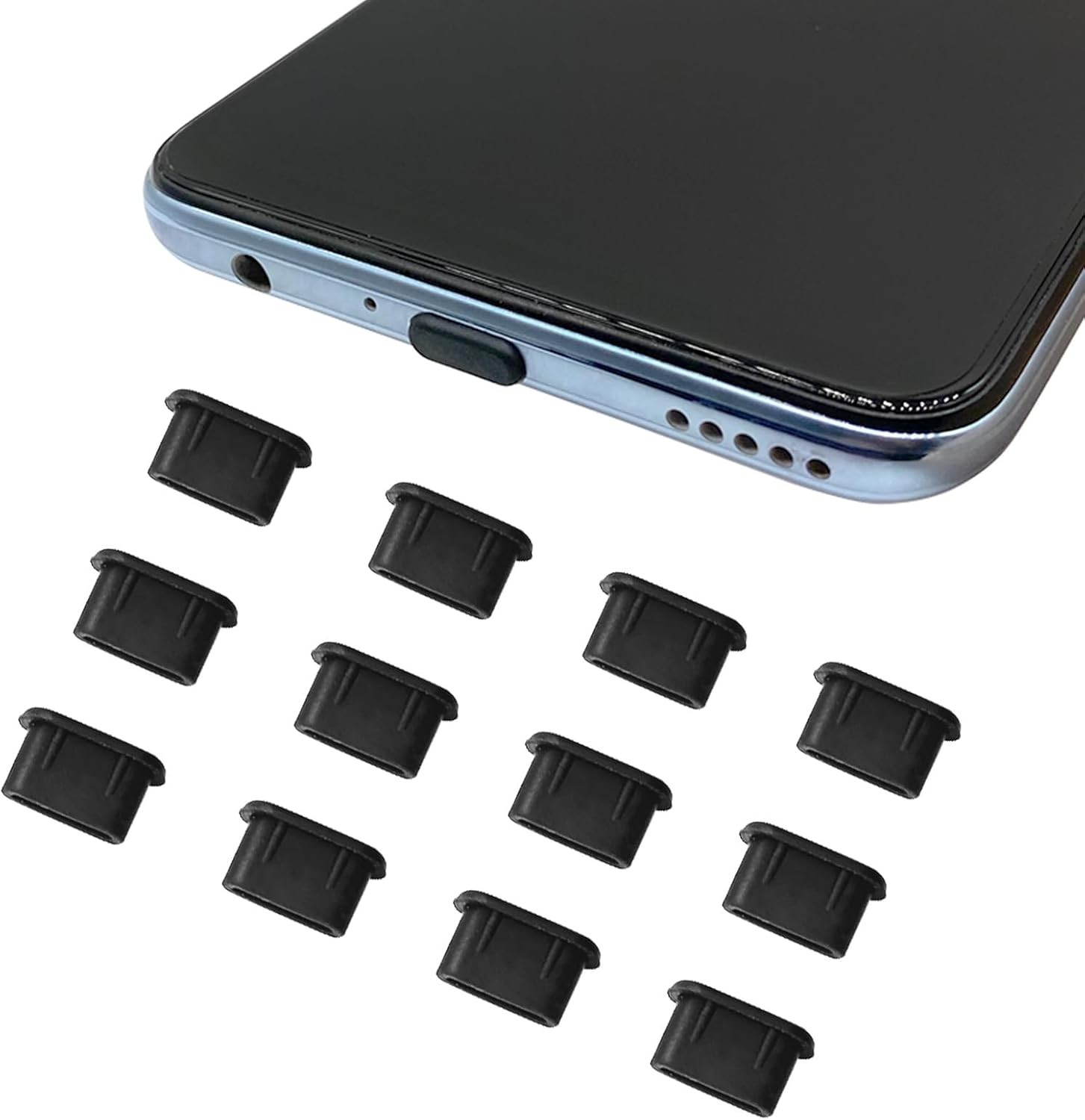 Quacc 12pcs USB Type C Anti Dust Cap Cover Port Plugs Protector Compatible... 