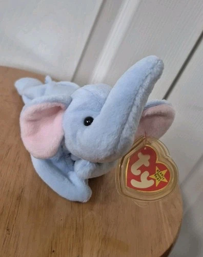 TY Beanie Baby 1995  Vintage Peanut The Elephant MWMT