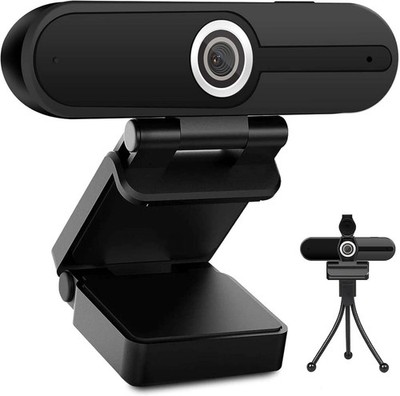 4K HD Webcam mit Dual Mikrofon | Anpassbarer Clip & Tripod