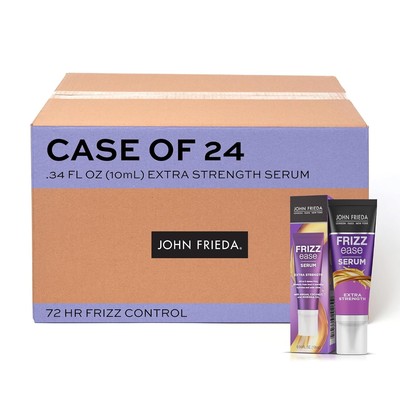 John Frieda Anti Frizz, Frizz Ease Extra Strength 0.01 Fl Oz (Pack of 24) 