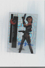 #/25 SABINE WREN Topps Star Wars Auto MINT 2015 High Tek TIYA SIRCAR Autograph