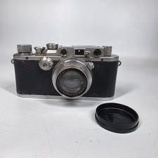 1936 Leica IIIa D.R.P. Rangefinder Camera w/ Summar F 5cm 1:2 Lens- Parts Repair