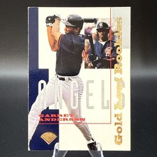 1995 Leaf - Gold Leaf Rookies Garret Anderson #2 Angels