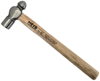 Ausbeulhammer Kugelhammer 450G Ingenieurhammer Holz-Stiel Hero Professional