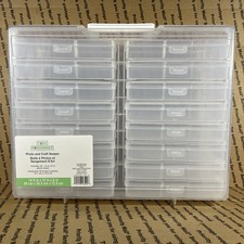 Photo And Kraft Keeper Includes 16 - 4x6 in Clear Photo Cases