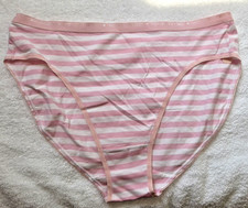 NEW W TAG VICTORIA'S SECRET Vintage HIGH LEG Tag-less BRIEF PANTY/Size L