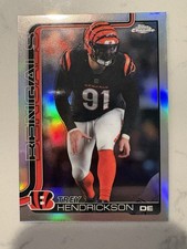 2025 Topps Chrome Football Trey Hendrickson Silver Refractor NEW PRODUCT+ RAVEN
