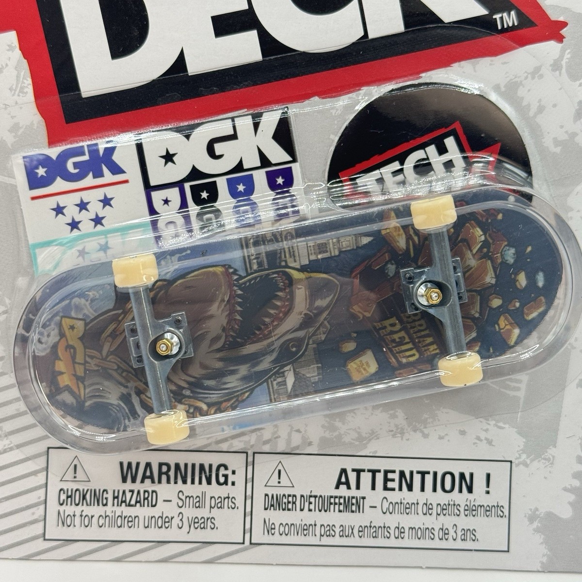 Tech Deck Phantom Series DGK Brian Reid Treasures Deck Ultra Rare