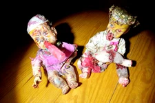 Zombie Dolls Artist Signed  TWINS collection Limited  1 of 1  OOAK One of A Kind