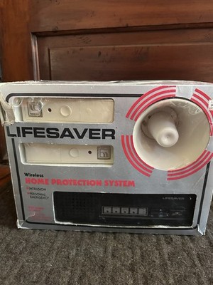 Lifesaver Home Protection Security System Model 1736 Vintage Alarm System NOS