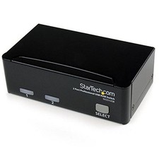 StarTech.com Conmutador Switch Profesional KVM 2 Puertos Vídeo VGA - USB - Hasta