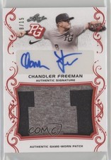 2018 Leaf Perfect Game National Showcase 8/15 Chandler Freeman Patch Auto 12mg