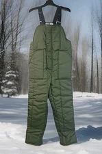 Vintage Walls Blizzard-Pruf Insulated Bib Overalls Green, Sm Regular RN17182 USA