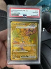 Pokémon Pikachu EX Prismatic Evolutions Gold Hyper Rare Super Clea 179/131 PSA10