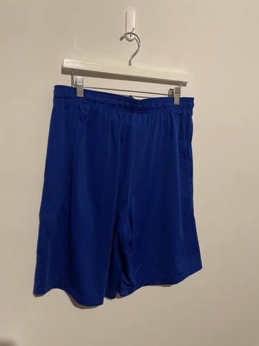 Men's Large Under Armour Blue athletic style shorts:  Loose fit, elastic Band - 第 5/5 張圖片